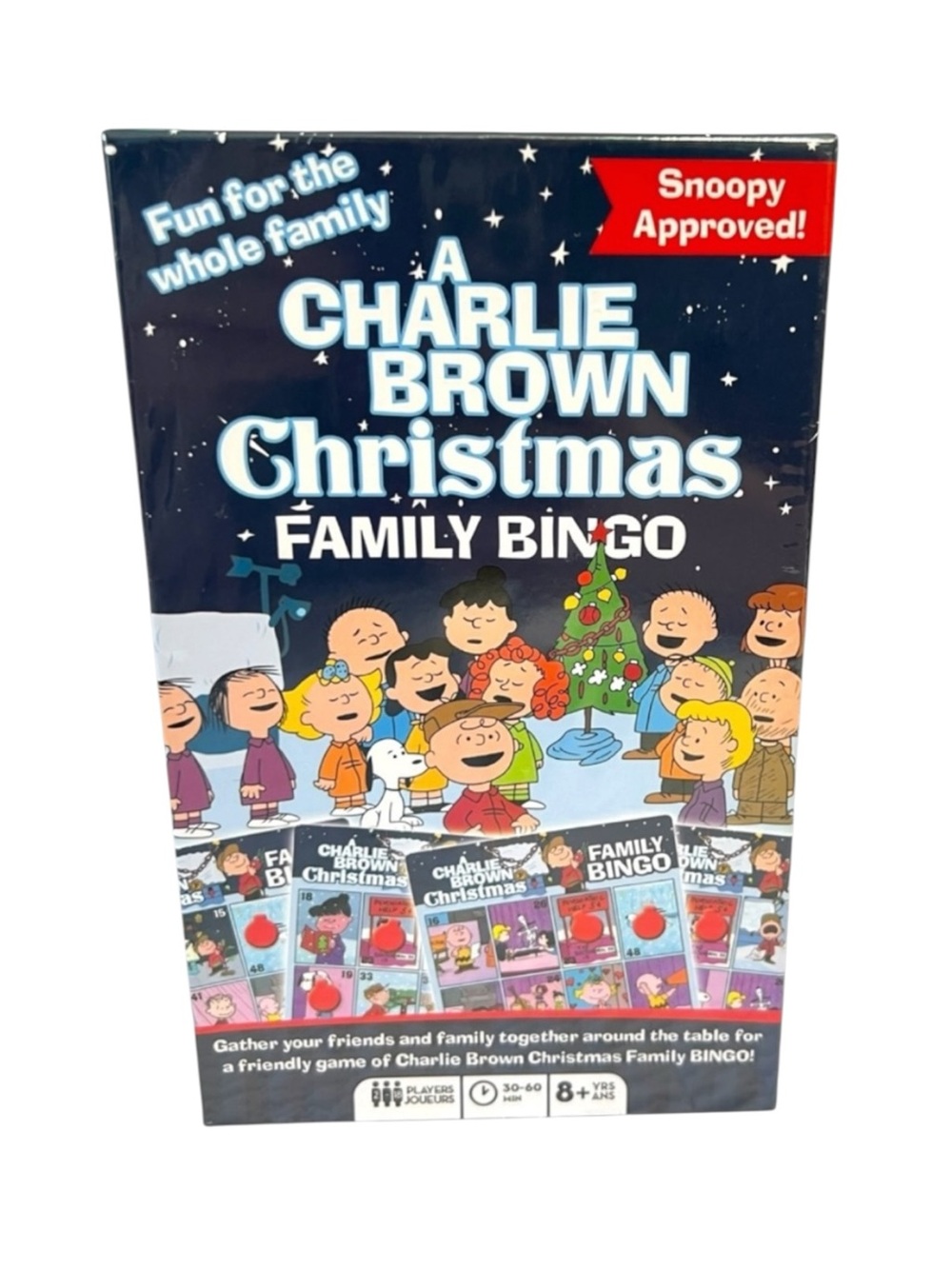 Peanuts A Charlie Brown Christmas Family Bingo Game